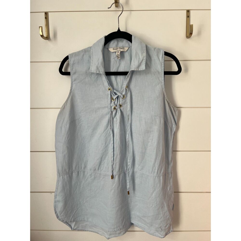 ✨Ellen Tracy Linen Tunic ✨